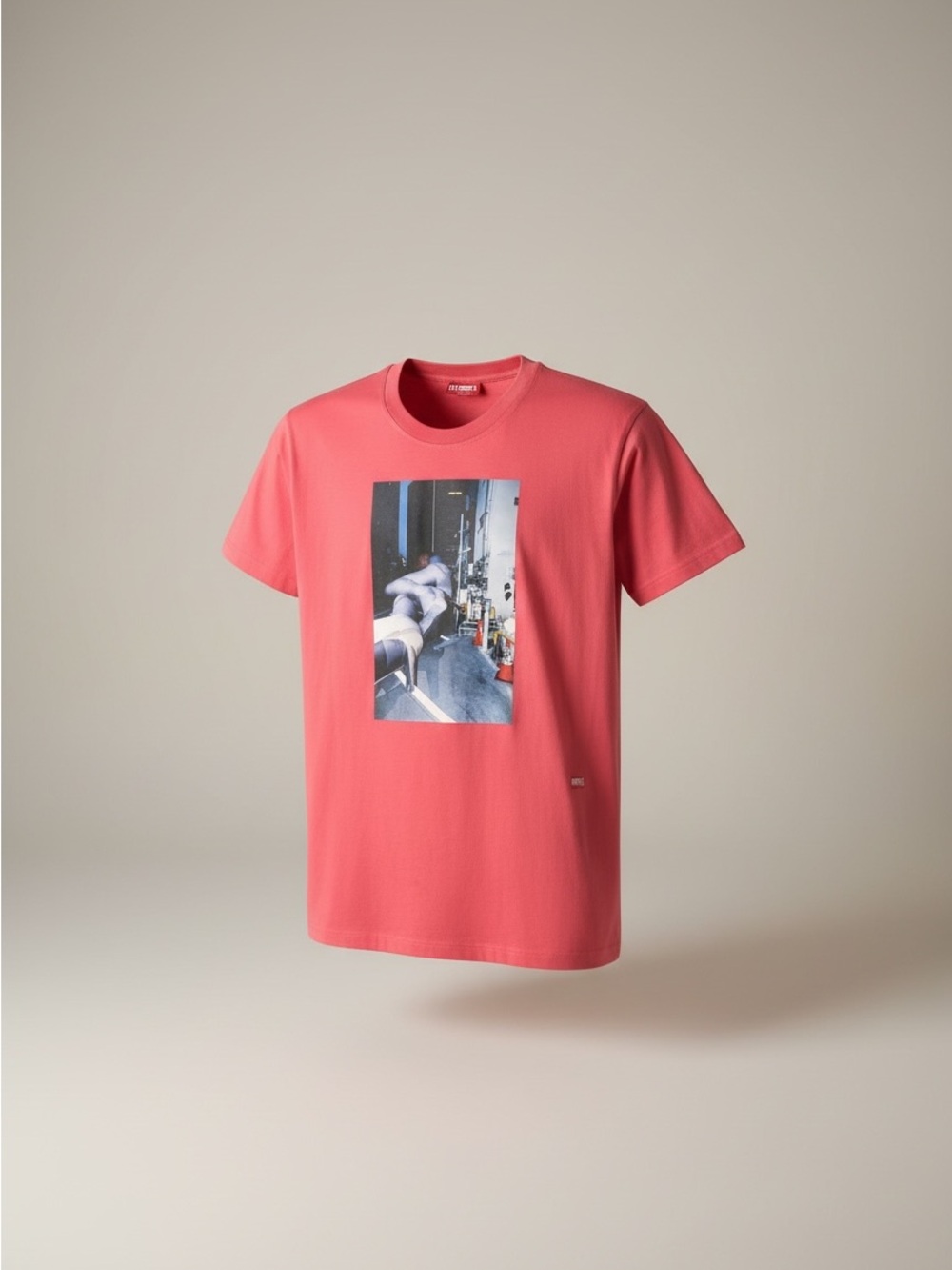 Diesel Coral Graphic Crew T-Shirt
